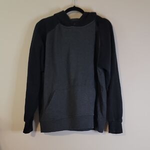 Russell Athletic Black Hooded Pullover with Logo